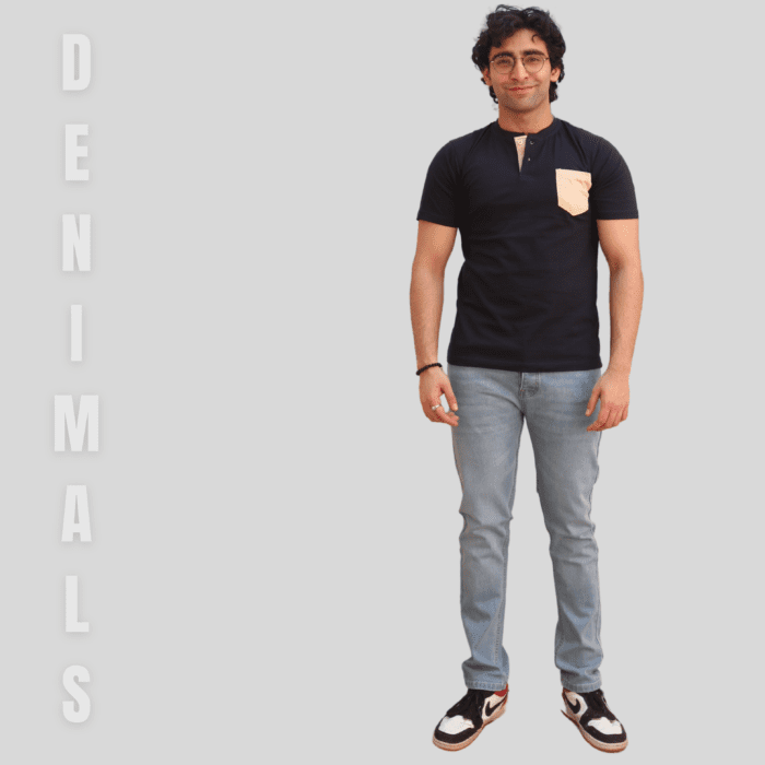 Ice-Blue Denim Jeans