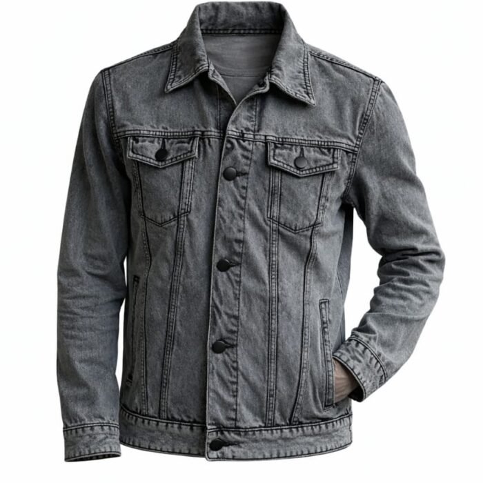 Vintage Grey Denim Jacket